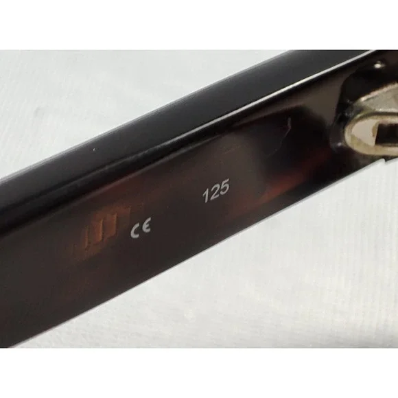 Coach Chelsea S426 Tortoise Brown Sunglasses Crystal Inset Temples Case Cloth - Picture 12 of 13